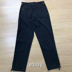 Corneliani Chino Pants Trousers Black Cotton Mens Size IT 46 US 36 SMALL