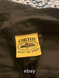 Corteiz RTW Black OG Guerillaz Cargo Trousers