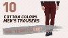 Cotton Colors Men S Trousers New Popular 2017