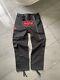Crtz Guerillaz Black And Red Cargo Pants Size Small