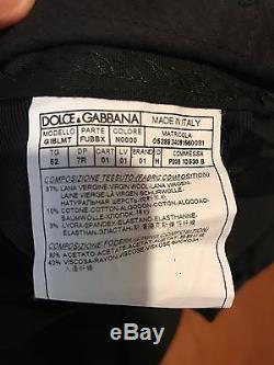 D&G Dolce and Gabbana Tuxedo Dress Trousers Size 52 (UK36)