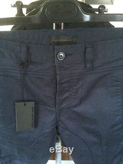 DIESEL BLACK GOLD Biker Trousers W34 IT50 Stretch Cotton Mix RRP £280