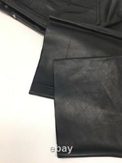 DIESEL P-Thavar-L Leather Trousers Black W31, W32, W33