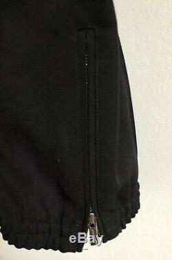 DIOR HOMME Black Tape Logo Wool Trousers Size 50 Fits W32