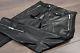 Dsquared2 Auth New Iconic Black Leather Biker Motorcycle Pants Size 46 48 50