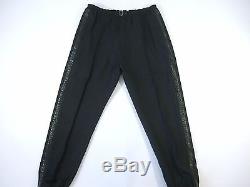 Dsquared2 Dsquared 2 Black 48 28 Silk Wool Blend Jogger Jog Pants Made In Italy