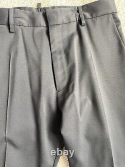 DSquared D2 Black Trousers Pants Cigarette Cool Guy Fit EU50 UK Large (34 W)