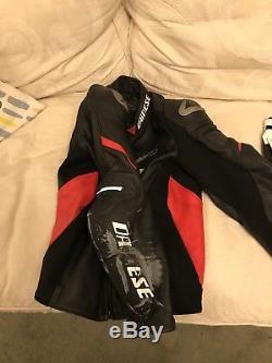 Dainese 2 Piece Leather Suit Delta Pro C2 Racing D1 Jacket Trousers