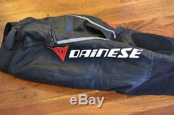 Dainese CE Armored Leather Motorcycle Racing Pants Euro size 54