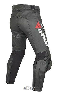 Dainese Delta Pro C2 Mens Leather Motorcycle Trousers Black Sale Price