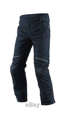 Dainese Galvestone D1 GORE-TEX Black Textile Waterproof Motorcycle Trousers New