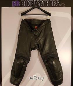 Dainese Mekong Motorcycle Leather Trousers EU 60 / UK 42 Waist Black