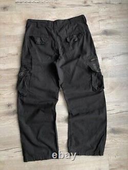 Denim Co Y2K Black Cargo Pants Vintage