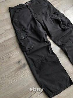 Denim Co Y2K Black Cargo Pants Vintage