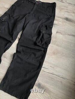 Denim Co Y2K Black Cargo Pants Vintage