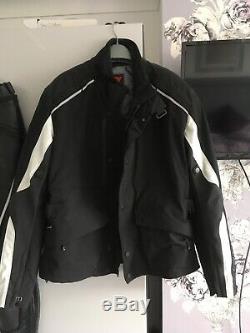 Dianese mens leather jacket / trousers & Gore-tex jacket