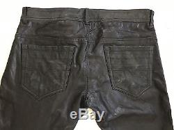 Diesel Men's Leather Pants Size 33