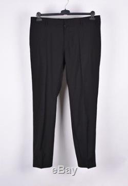 Dior Homme Wool Black Suit Men Pants Trousers Size 52