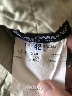 Dolce&Gabbana Black Label Runway CARGO Logo Pants Trousers 42 MadeInIT