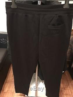 Dolce & Gabbana Black Sweatpants Joggers Bottoms L IT50 W34 Made in Italy