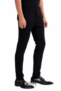 Dolce & Gabbana Men's Slim Black Dress Pants US 30 IT 46