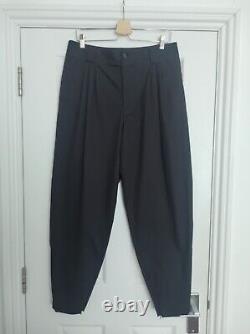 Dolce & Gabbana Mens Pleated Tapered Trousers Black size IT48 Medium NWOT