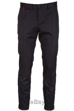 Dolce&gabbana Men's Trousers Pants New Black E6e
