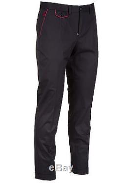 Dolce&gabbana Men's Trousers Pants New Black E6e