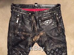 Dsquared leather pants lederhosen trouser pantaloni pelle langlitz