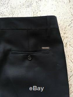 Dsquared2 Super Nice! Mens 65%Wool/35%Silk Dress Pants 48 Black Made Italy