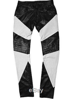 EN NOIR BMX mix 5 pocket men leather pants