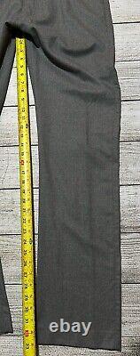 Ermenegildo Zegna Mens 5 Pocket Lined Dress Pants Sz 34X33 Wool Flat Front