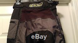 Euc Men's Klim Motorcycle Pants Technical Riding Gear Black/grey Size 30 Nice