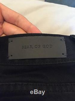 FEAR OF GOD Fourth Collection 2015-2016 Black Jeans MUST GO