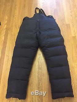 FEATHERED FRIENDS Expedition Down Pants Mens XL Black Extreme Cold