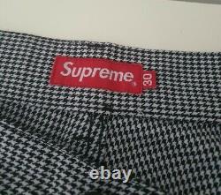 FW17 Supreme Flight pant Houndstooth size 30 white/black trousers pants W30 L30