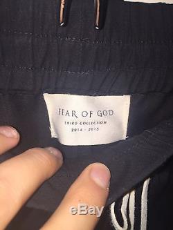 Fear Of God Black Trousers Third Collection