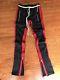 Fear Of God Double Striped Track Pants Black/red 5th Collection Size L Knit