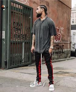 Fear Of God Fifth Collection Black Red Track Pant Sz Large