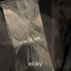 Fear Of God Sixth Collection Men's Black Nylon Pants Size 30 Button Fly