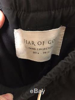 Fear Of God Third Collection Barneys Exclusive Stretch Black Trousers Medium