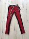 Fear Of God Track Pants Double Stripe Red/black New Large
