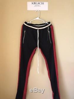 Fear of God 5th collection Double Stripe Track Pant Red/black size M, L, XL Rare