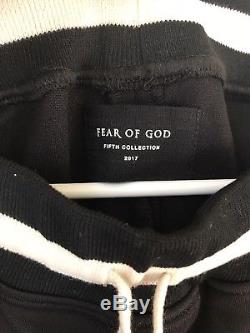 Fear of God 5th collection Double Stripe Track Pant Red/black size M, L, XL Rare
