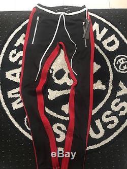 Fear of God 5th collection Double Stripe Track Pant, Red/black, size Small