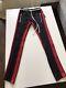 Fear Of God Fifth Collection Track Pants Black Red Double Stripe Size Small