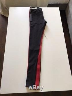 Fear of God Fifth Collection Track Pants Black Red Double Stripe Size Small