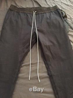 Fear of God drawstring trouser pants sz XL vintage black 4th fourth collection
