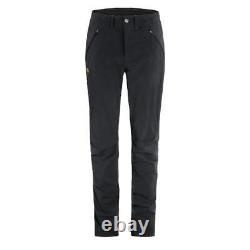 Fjallraven Womens Abisko Stretch Trousers Reg Leg Black