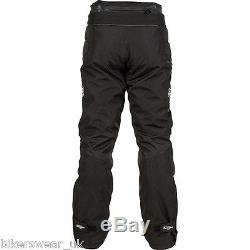 Furygan Duke Trouser Black Textile Motorcycle Pants Regular STD Leg